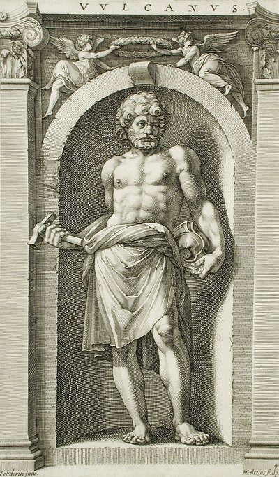 Vulcanus tekijältä Hendrick Goltzius