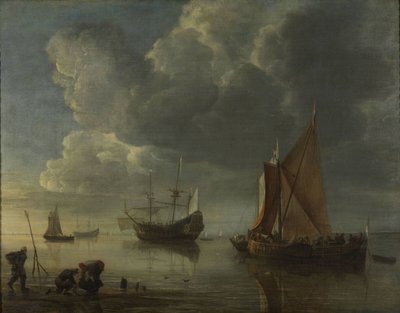 Tyyni meri, 1655-1657 tekijältä Hendrick Jacobsz. Dubbels