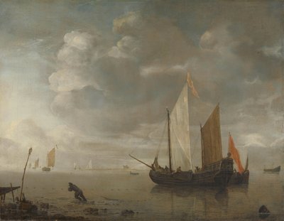 Rauhallinen Meri tekijältä Hendrick Jacobsz. Dubbels