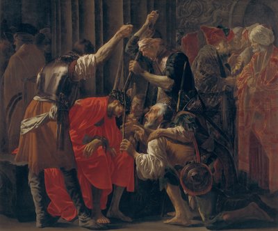 Orjantappuroilla kruunattu Kristus, 1620 tekijältä Hendrick Jansz Terbrugghen