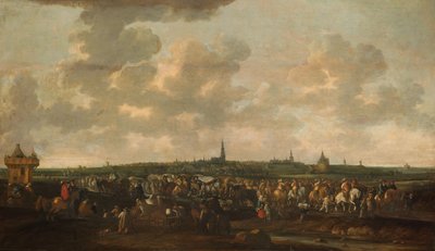 Espanjan miehitysjoukkojen lähtö Bredasta 10. lokakuuta 1637 tekijältä Hendrick de Meijer