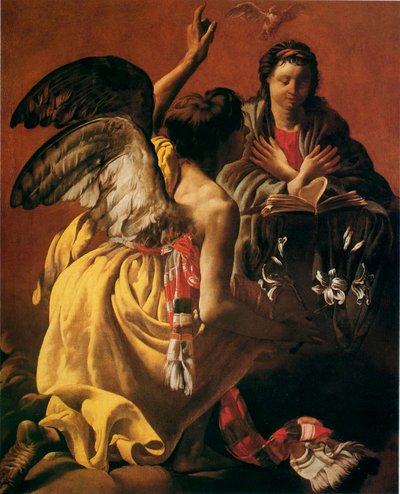 Annunciation tekijältä Hendrick ter Brugghen