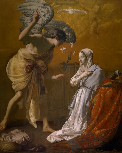 Marian ilmestys tekijältä Hendrick ter Brugghen