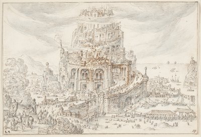 Baabelin torni tekijältä Hendrick van Cleve III