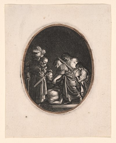 Johannes Kastajan mestaaminen tekijältä Hendrick von Goudt