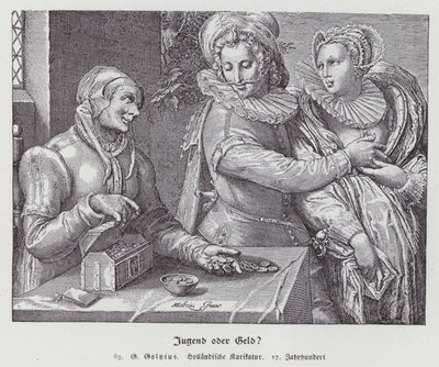 Epätasainen rakkaus tekijältä Hendrik (after) Goltzius