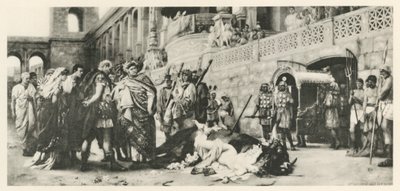 Christian Dirce (litho) tekijältä Hendrik (after) Siemiradzki