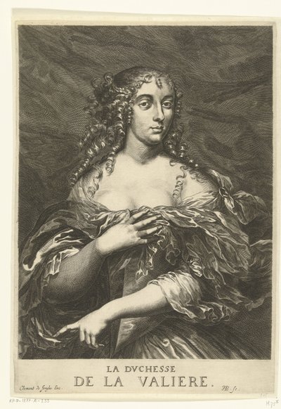 Louise Françoise de La Baume Le Blanc de la Vallièren muotokuva tekijältä Hendrik Bary