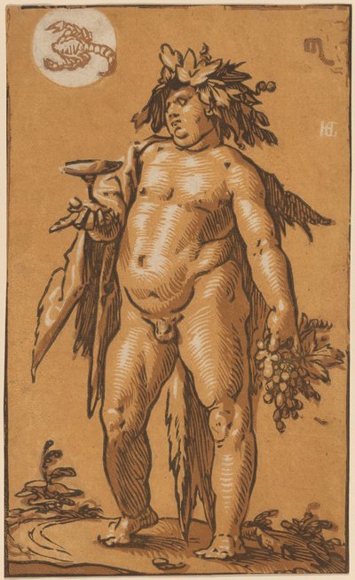 Bacchus tekijältä Hendrik Goltzius