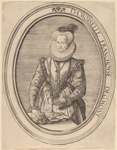 Françoise van Egmond tekijältä Hendrik Goltzius