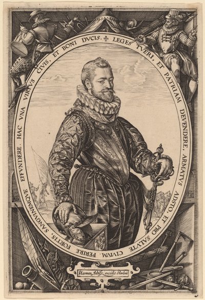 Jacques de la Faille tekijältä Hendrik Goltzius