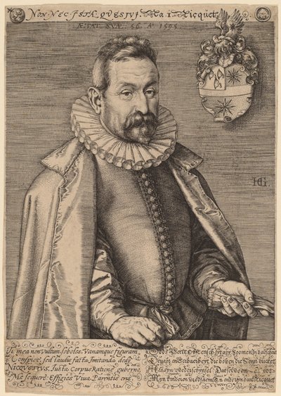 Jan Nicquet tekijältä Hendrik Goltzius