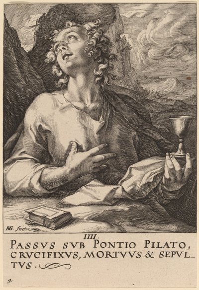 Pyhä Johannes tekijältä Hendrik Goltzius