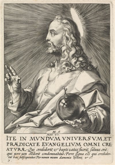 Ennen Salvatorea, C.3 (kaiverrus) tekijältä Hendrik Goltzius
