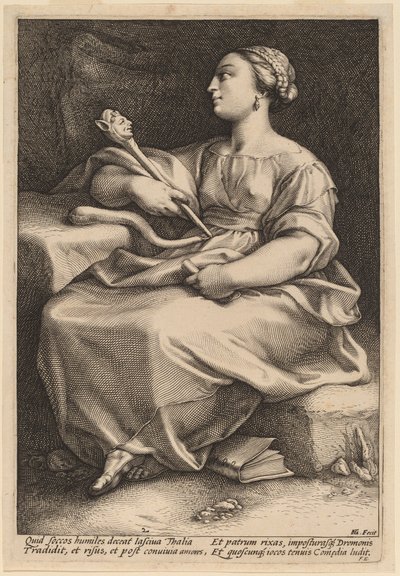 Thalia tekijältä Hendrik Goltzius