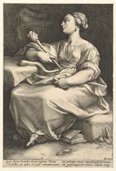 Thalia.n.d. tekijältä Hendrik Goltzius