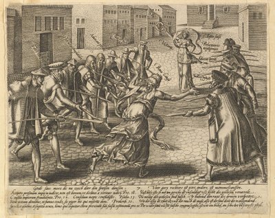 The Abuses of the Law, levy 7.n.d. tekijältä Hendrik Goltzius