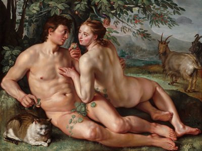 Ihmisen lankeemus tekijältä Hendrik Goltzius