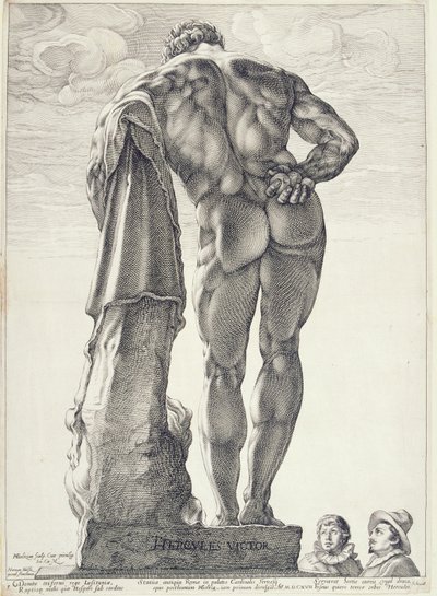 Farnese Hercules, 1592 tekijältä Hendrik Goltzius