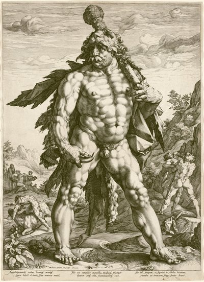 Suuri Herkules tekijältä Hendrik Goltzius