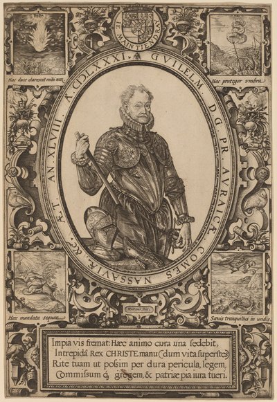 William, Nassaun kreivi, Orangen prinssi tekijältä Hendrik Goltzius