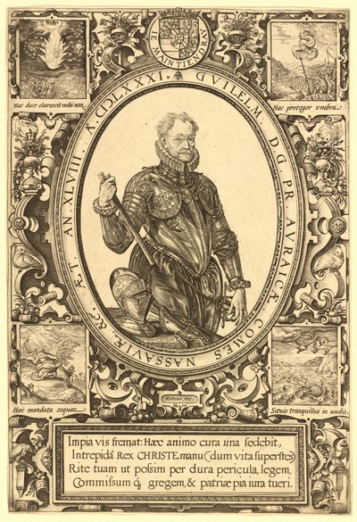 William, Nassaun kreivi, Orangen prinssi tekijältä Hendrik Goltzius