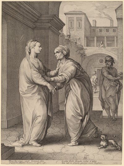 Vierailu tekijältä Hendrik Goltzius in the style of Parmigianino