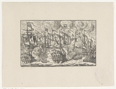 Battle of the Dogger Bank 5. elokuuta 1781 tekijältä Hendrik Numan