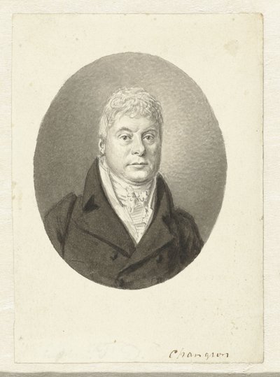 Portret van F.D. Changuion tekijältä Hendrik Willem Caspari