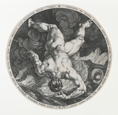 Tantalus, Four Disgracersista tekijältä Hendrik and Cornelisz. van Haarlem Cornelis Goltzius