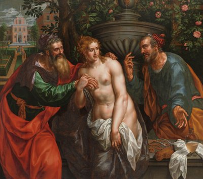 Susanna ja vanhimmat tekijältä Hendrik de Clerck