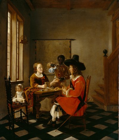 The Game of Cards, n. 1660 tekijältä Hendrik van der Burch