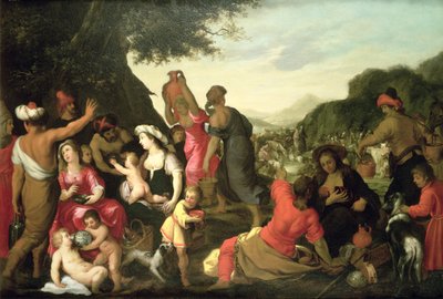 Israelilaiset erämaassa tekijältä Hendrik van the Elder Balen