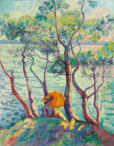 Jeanne päivänvarjossa, Cavaliere tekijältä Henri Charles Manguin