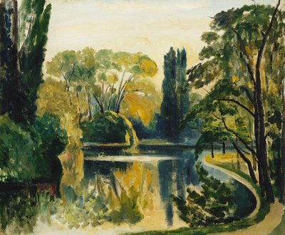 Saint-James-järvi, Bois de Boulogne tekijältä Henri Charles Manguin