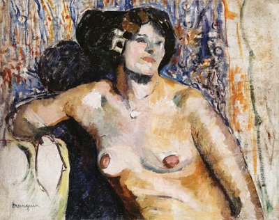 Alaston istuminen; Nu Assis tekijältä Henri Charles Manguin