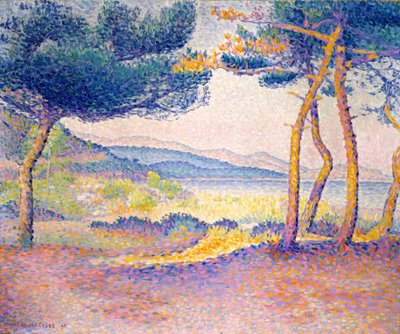 Männyt pitkin rantaa tekijältä Henri Edmond Cross