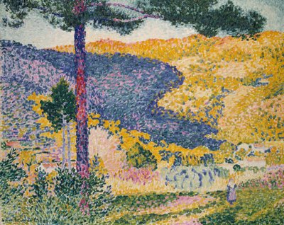 Laakso kuusen kanssa (Shade on the Mountain) tekijältä Henri Edmond Cross