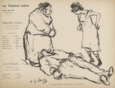 Ohjelma Théâtre Libren tuotantoon Grand Papa ja Si l