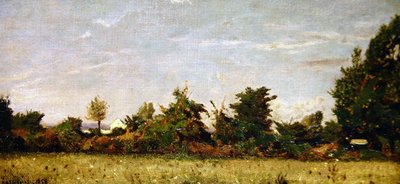 Maisema mökillä tekijältä Henri Joseph Harpignies