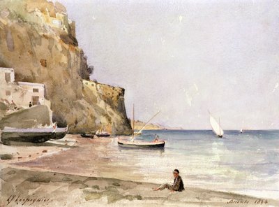 Sorrenton satama tekijältä Henri Joseph Harpignies