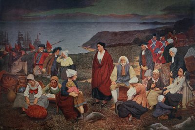 Akadilaisten karkottaminen vuonna 1755 tekijältä Henri (after) Beau