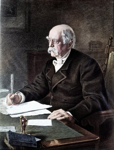 Otto, prinssi von Bismarck (1815 - 1898), Saksan valtiomies Kaikkien pyhimysten maalauksen mukaan tekijältä Henri (after) Toussaint