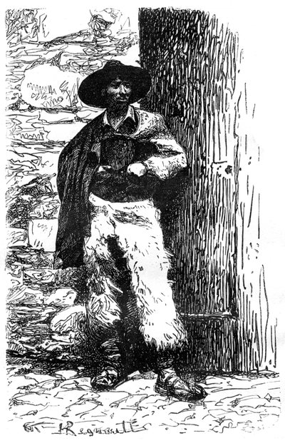 Italian maaseudun paimen, 1800-luku tekijältä Henri Alexandre Georges Regnault