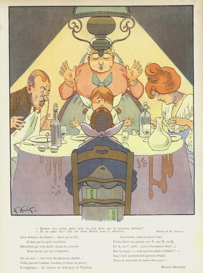 Kuvitus Le Rirelle tekijältä Henri Avelot