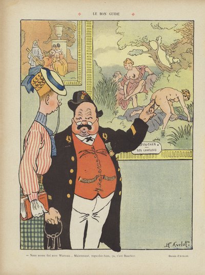 Kuvitus Le Rirelle tekijältä Henri Avelot