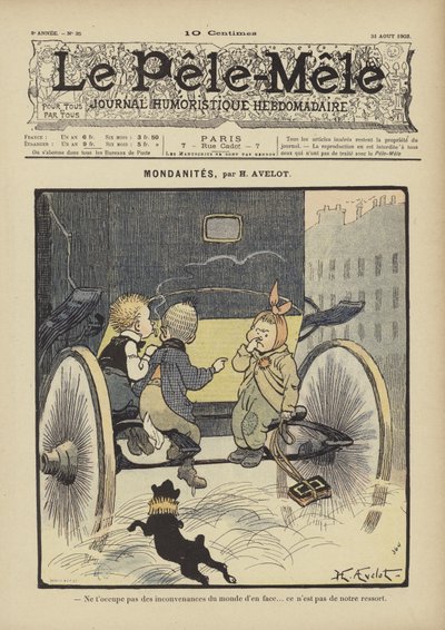 Mondanites. Kuvitus Le Pele-Melestä, 1902 tekijältä Henri Avelot
