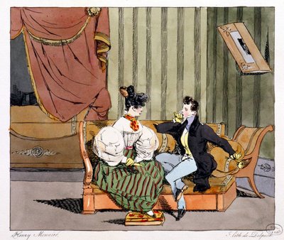 Opintokokonaisuus - Henri Monnierin julkaisussa "Entisesti ja tänään", toim. Delpech, Pariisi tekijältä Henri Bonaventure Monnier