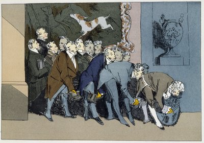 Mr. M. Johtaja, päällikkö, työntekijät, ylimääräiset työntekijät, jne jne., onnittelemaan uutta huippuosaamista – Henri Monnierin "" Hallintomoraalissa" tekijältä Henri Bonaventure Monnier