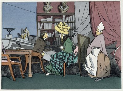 Herra osastopäällikkö pitää yleisön - Henri Monnierin "" Hallintomoraalissa". tekijältä Henri Bonaventure Monnier